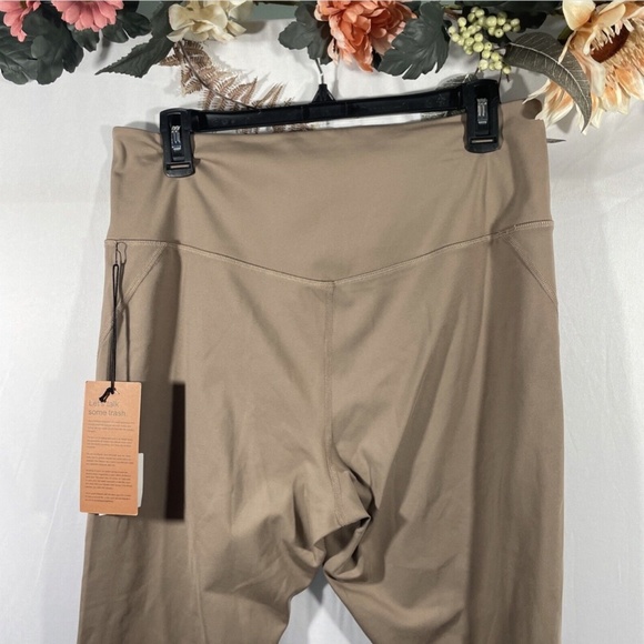 NWT Girlfriend Collective [ XXL ] High‎ Waist 7/8 Leggings in Limestone - Picture 12 of 12